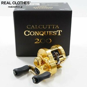 SHIMANO/シマノ 04234 21 CALCUTTA CONQUEST 200 カルカッタコンクエスト ライトハンドル ベイトリール ケース/箱付き /000