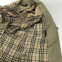 ☆BURBERRY LONDON/バーバリーロンドン ロングステンカラーコート/ノバチェック/ライナー付き /080_画像7