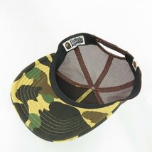 A BATHING APE/アベイシングエイプ キャップ BAPE STA プリント カモフラ/F /000_画像6