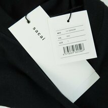 ☆(1)【未使用】SACAI×FRAGMENT/サカイ×フラグメント 19ss BOXテープラベルロゴクルーネックTシャツ 19-02023 003/1 /LPL_画像3