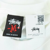 ☆STUSSY/ステューシー ストックロゴ ワールドツアー 30周年/30th プリントデザイン 半袖Tシャツ M /LPL_画像3