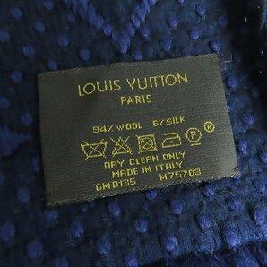 LOUIS VUITTON ルイヴィトン 18AW エシャルプ ロゴマニア シルク混 マフラー M70812 /060の画像4