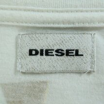 ☆DIESEL/ディーゼル 胸/バックプリント 刺繍 ロンT 長袖Tシャツ カットソー XXXL /000_画像3