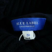 ☆BLUE LABEL CRESTBRIDGE/ブルーレーベル クレストブリッジ ニット/チェック 切替 ワンピース 55J87-681-29/38 /060_画像3