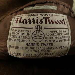 ☆HODGES/ホッジス Harris Tweed/ハリスツイード 3B テーラードジャケット /080の画像3