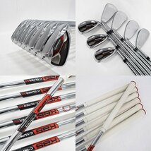 TaylorMade/テーラーメイド AEROBURNER/エアロバーナー メンズゴルフ 11本セット FLEX:S キャディバッグ付き 同梱×/180_画像4