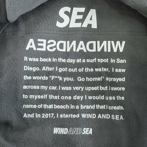 ☆WIND AND SEA/ウィンダンシー REFLECTION IECS FLEECE フリースジャケット WDS-JK-27 /M /080の画像3