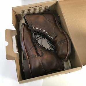 RED WING/レッドウィング IRON RANGER/アイアン レンジャー ワークブーツ 8111/7.5 /080の画像9