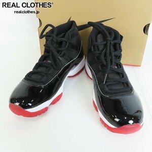 NIKE/ナイキ AIR JORDAN 11 RETRO BRED/エア ジョーダン 11 レトロ ブレッド 378037-061/26 /080