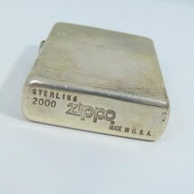 ZIPPO/ジッポー STERLING SILVER/スターリング シルバー プレーン 2000年製 /LPL_画像5