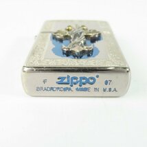 ZIPPO/ジッポー クロス貼り 2007年製 /LPL_画像3