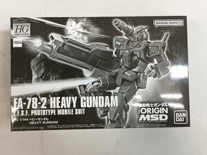 【1円～】【未開封】1/144 HG FA-78-2 ヘビーガンダム 「機動戦士ガンダムTHE ORIGIN MSD」