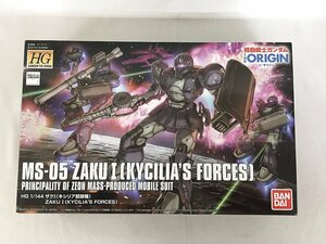 【1円～】【未開封】1/144 HG MS-05 ザクI キシリア部隊機 「機動戦士ガンダム THE ORIGIN 激突 ルウム会戦」