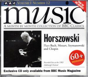 【CD/輸入盤】ホルショフスキ Horszowski / Aldeburgh Festival 1983、ライヴ録音、バッハ：パルティータ第2番、他、BBC Vol.1 No.12