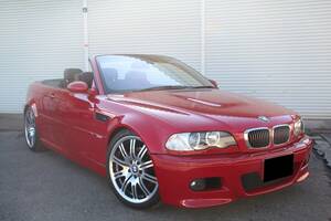 希少　E46 M3　カブリオレ　右ハンドル　マニュアル載せ替え　クラッチ新品　オプション19インチ　ビルシュタイン車高調　社外マフラー