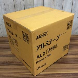 【TH-1754】未使用 Monf 古藤工業 アルミテープAL2 ツヤあり 1ケース(15個入) 100mm×50mm 強粘着、耐熱性、耐寒性