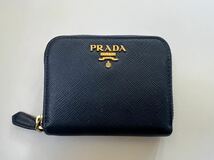 【PRADA】プラダ★サフィアーノ コインケース 財布 小銭入れ 1MM268 レディース　メンズ　レザー　ブルー_画像2