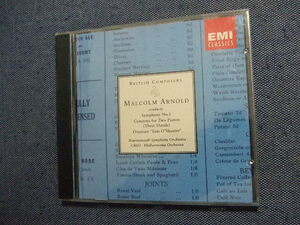 CD★マルコム・アーノルド：交響曲第1番/ピアノ協奏曲～/MALCOLM ARNOLD　輸入盤★送料160円 マ