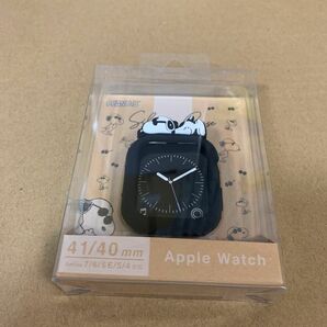 ピーナッツ Apple Watch 41/40mm 対応 シリコンケース ジョークール [グルマンディーズ] スヌーピー 