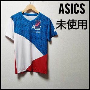 ASICS　アシックス　未使用　メンズ　Sサイズ　バレーボールウェア　半袖　