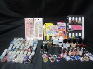 中古 コスメ OPI レブロン HOMEI他 マニュキュア ネイルカラー パーツ等まとめセット