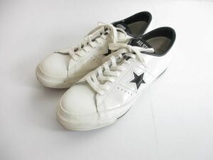 中古 コンバース CONVERSE ONESTAR J ワンスター J スニーカー 日本製 10.5 29cm ホワイト メンズ