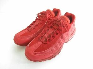 美品 ナイキ NIKE Air Max 95 Triple Red CQ9969-600 28cm レッド メンズ