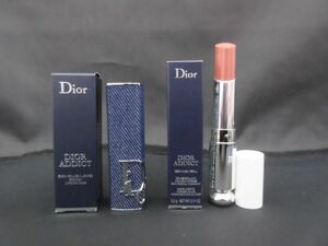 未使用 ディオール Dior アディクト リップスティック 100 ヌード ルック リフィル ケース 2点 口紅