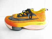 良品 ナイキ NIKE エアズームX アルファフライ ネクスト% DO2407-728 ランニングシューズ 24cm オレンジ レディース_画像4