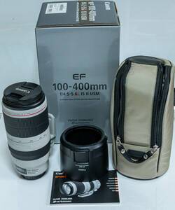 ■極上美品■キヤノンCanon EF 100-400mm F4.5-5.6 L IS II USM　送料無料！　1円スタート！