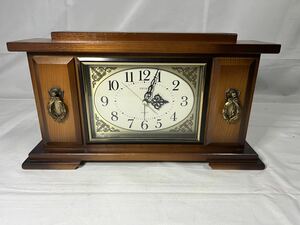 SEIKO 置時計 セイコー 昭和レトロ 木製 置き時計 