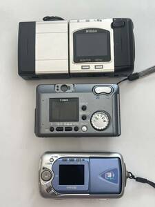 ニコン Nikon COOLPIX E900 /Canon PC1019/Nikon E2500 3点セット　デジタルカメラ 