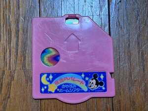 USED TOMY.. charcoal home theater disk Disney Mickey night empty. pare-do rare 