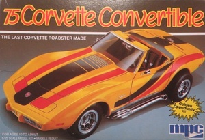 プラモデル 1/25 mpc 6360 - 75 Corvette Convertible
