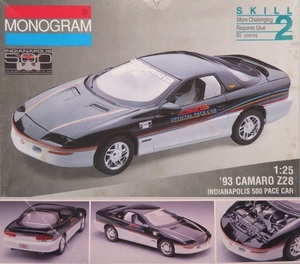 プラモデル 1/25 Monogram 2964 - '93 Camaro Z28 Indianapolis 500 Pace Car