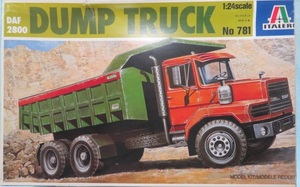 プラモデル 1/24 Italeri No.781 - DAF 2800 Dump Truck 