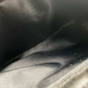 PRADA プラダ 三角プレート リュック バックパック 巾着 ベルト ナイロン 黒 ブラック レザー 2000円スタート リュックサック ブラック系の画像6