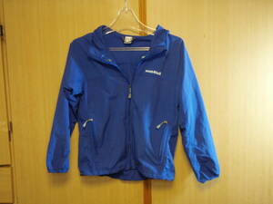  Mont Bell OD Parker Junior royal blue 140cm secondhand goods 