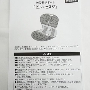 ピン・セスジ 美姿勢サポート 骨盤サポート 姿勢ケア 取扱説明書付 黒 ブラックの画像8