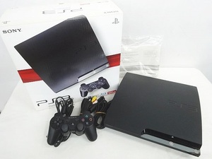 PlayStation3 本体 CECH-2000A 120GB 純正コントローラー CECHZC2J 映像ケーブル 箱付 PS3 プレイステーション3 通電OK 初期化済 現状品