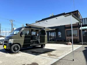 ■希少！ホワイトハウス　Motorhome　マイルーム　Acty　21996　Vehicle inspection取り立て　81000㎞■Restoration historyNo　Non-smoker vehicle　popularのGreen