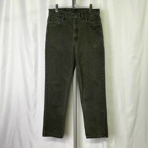 メキシコ製 Levi's 540 バギー デニム パンツ W34×L32 カーキ リーバイス 550 560 シルバータブ オリーブ 90s 00s オールド ビンテージ