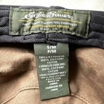 00s USA製 Eddie Bauer イヤーフラップ ダウン キャップ L/XL ボンバー トラッパー ハット 耳当て エディーバウアー 90s ビンテージ グレー_画像3