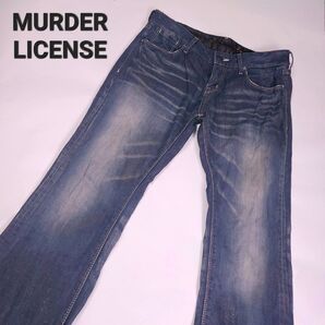MURDER LICENSE デニム サイズ46 ラメ ユーズド加工