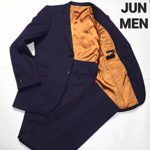 JUN MEN JLINE セットアップ スーツ ダークネイビー Lサイズ フォーマル