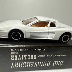 トミカ フェラーリテスタロッサ TESTAROSSA ガリバー 特注 絶版 日本製 No.91 入手困難 3周年記念モデルの画像2