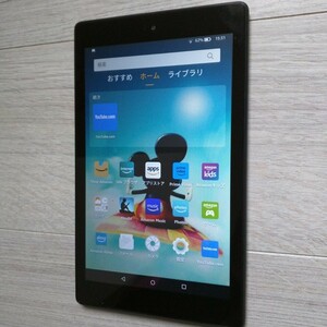 Amazon fire HD8　タブレット 美品です。　　HD画質でキレイです。 プライムビデオ視聴などに　