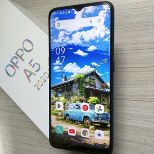 OPPO A5 2020 　ブルー　概ね綺麗かと思います。　大容量バッテリー搭載機種　Androidバージョン10　 SIMフリー版