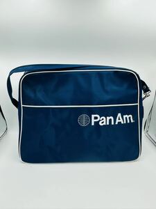 当時物 PAN AM パンナム カバン ショルダーバッグ レトロ 航空関連 アメリカン航空 コレクション カバン 鞄 昭和レトロ ビンテージ 