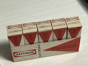 6BQ6GTB 6CU6 5本セット RAYTHEON 試験済み 真空管 未使用 ①